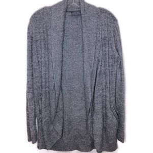 Barefoot Dreams Gray Cardigan Sweater